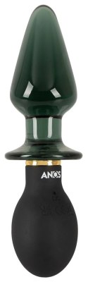 ANOS Double Plug Model 10 Trybow Wibracji Szkło & Silikon 16,6 cm