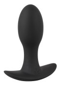 ANOS Mini Plug wibrujący z silikonu czarny 20 trybow ładowany USB