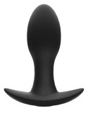 ANOS Mini Plug wibrujący z silikonu czarny 20 trybow ładowany USB