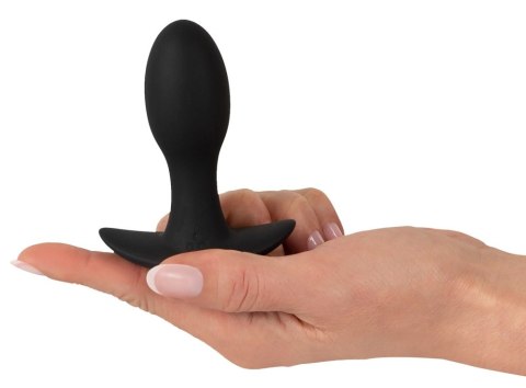 ANOS Mini Plug wibrujący z silikonu czarny 20 trybow ładowany USB ANOS Mini Plug wibrujący z silikonu czarny 20 trybow ładowany USB