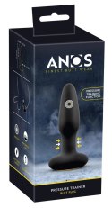 ANOS Pressure Trainer Czarny - Intymny Korek z Czujnikiem i Pilotem