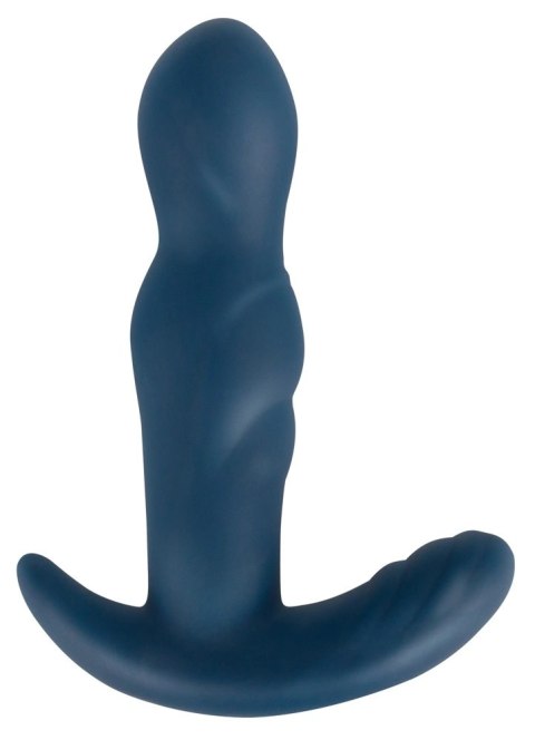 ANOS RC Rotating Prostate Plug Niebieski - Silikonowy masażer z pilotem ANOS RC Rotating Prostate Plug Niebieski - Silikonowy masażer z pilotem