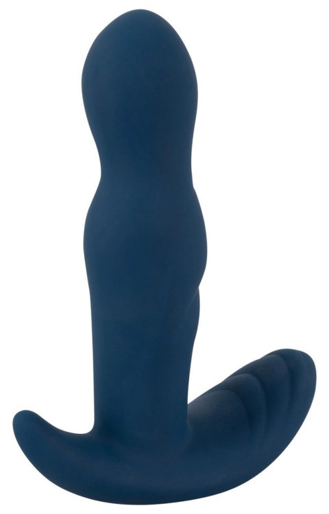 ANOS RC Rotating Prostate Plug Niebieski - Silikonowy masażer z pilotem ANOS RC Rotating Prostate Plug Niebieski - Silikonowy masażer z pilotem