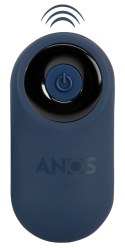 ANOS RC Rotating Prostate Plug Niebieski - Silikonowy masażer z pilotem