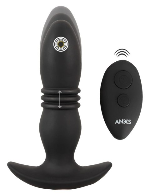 ANOS RC Thrusting Plug czarny silikon, funkcja pchania, pilot, 15,9 cm ANOS RC Thrusting Plug czarny silikon, funkcja pchania, pilot, 15,9 cm