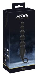 ANOS Wibrator Kulowy Silikonowy 22 cm Czarny 7 Trybow Wodoodporny