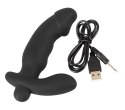 ANOS Wibrator Prostaty 14 cm Czarny Silikonowy 10 Trybow USB