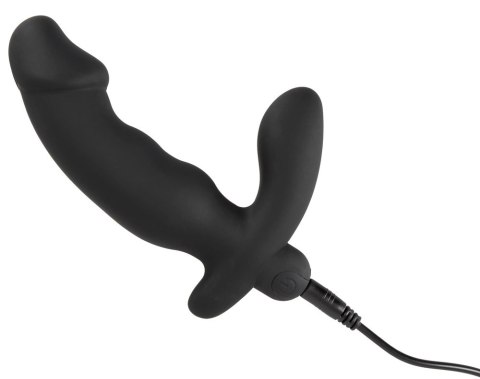 ANOS Wibrator Prostaty 14 cm Czarny Silikonowy 10 Trybow USB ANOS Wibrator Prostaty 14 cm Czarny Silikonowy 10 Trybow USB