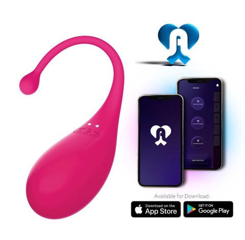 Adrien Lastic Palpitation Rożowe Jajeczko Aplikacja Bluetooth 18cm Adrien Lastic Palpitation Rożowe Jajeczko Aplikacja Bluetooth 18cm