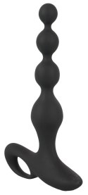 Black Velvets Model 552955 - Silikonowe koraliki z 10 trybami wibracji, czarne