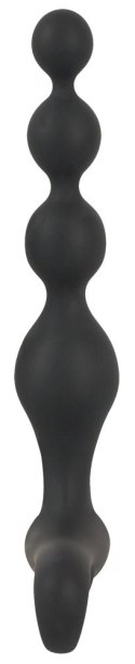 Black Velvets Model 552955 - Silikonowe koraliki z 10 trybami wibracji, czarne