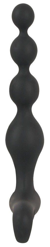 Black Velvets Model 552955 - Silikonowe koraliki z 10 trybami wibracji, czarne Black Velvets Model 552955 - Silikonowe koraliki z 10 trybami wibracji, czarne