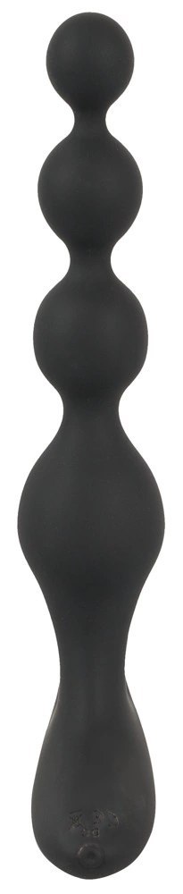 Black Velvets Model 552955 - Silikonowe koraliki z 10 trybami wibracji, czarne Black Velvets Model 552955 - Silikonowe koraliki z 10 trybami wibracji, czarne