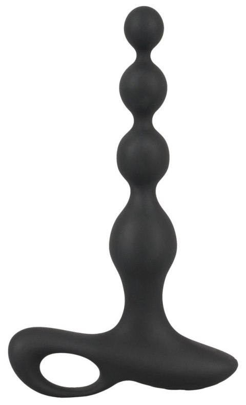 Black Velvets Model 552955 - Silikonowe koraliki z 10 trybami wibracji, czarne Black Velvets Model 552955 - Silikonowe koraliki z 10 trybami wibracji, czarne