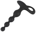 Black Velvets Model 552955 - Silikonowe koraliki z 10 trybami wibracji, czarne
