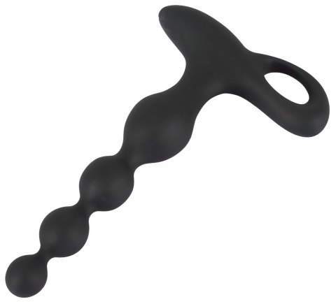 Black Velvets Model 552955 - Silikonowe koraliki z 10 trybami wibracji, czarne Black Velvets Model 552955 - Silikonowe koraliki z 10 trybami wibracji, czarne