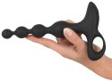 Black Velvets Model 552955 - Silikonowe koraliki z 10 trybami wibracji, czarne