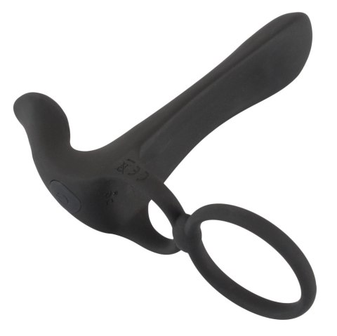 Black Velvets Pierścień wibrujący silikonowy 14 cm czarny USB wodoodporny Black Velvets Pierścień wibrujący silikonowy 14 cm czarny USB wodoodporny