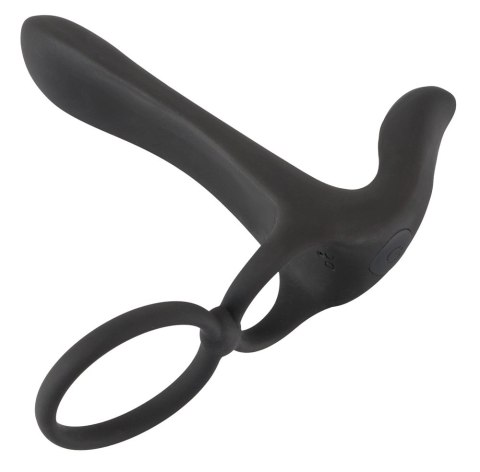 Black Velvets Pierścień wibrujący silikonowy 14 cm czarny USB wodoodporny Black Velvets Pierścień wibrujący silikonowy 14 cm czarny USB wodoodporny