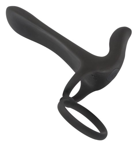 Black Velvets Pierścień wibrujący silikonowy 14 cm czarny USB wodoodporny Black Velvets Pierścień wibrujący silikonowy 14 cm czarny USB wodoodporny