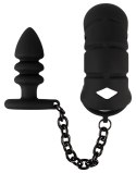 Black Velvets System Kontroli Komfortu Czarny 11,5 cm Silikonowy