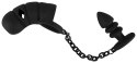 Black Velvets System Kontroli Komfortu Czarny 11,5 cm Silikonowy