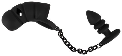 Black Velvets System Kontroli Komfortu Czarny 11,5 cm Silikonowy Black Velvets System Kontroli Komfortu Czarny 11,5 cm Silikonowy