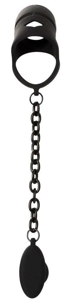Black Velvets System Kontroli Komfortu Czarny 11,5 cm Silikonowy Black Velvets System Kontroli Komfortu Czarny 11,5 cm Silikonowy