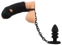 Black Velvets System Kontroli Komfortu Czarny 11,5 cm Silikonowy