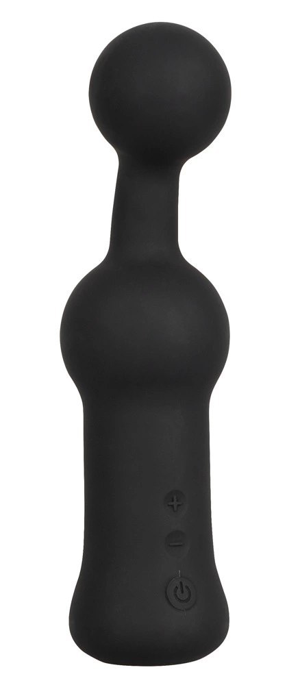 Black Velvets model kulkowy silikonowy czarny - masażer z 10 trybami Black Velvets model kulkowy silikonowy czarny - masażer z 10 trybami
