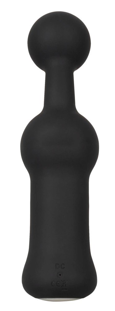 Black Velvets model kulkowy silikonowy czarny - masażer z 10 trybami Black Velvets model kulkowy silikonowy czarny - masażer z 10 trybami