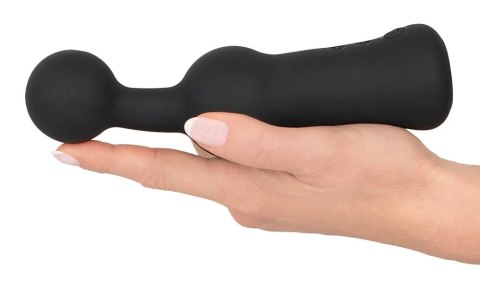 Black Velvets model kulkowy silikonowy czarny - masażer z 10 trybami Black Velvets model kulkowy silikonowy czarny - masażer z 10 trybami