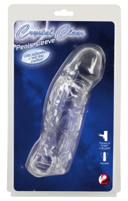 Crystal Clear Elastyczna Nakładka Wydłużająca z Pierścieniem 19,2 cm Transparentna