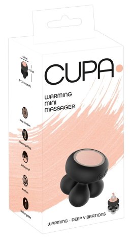 Cupa Mini Masażer Dwustronny z Funkcją Podgrzewania i 10 Trybami