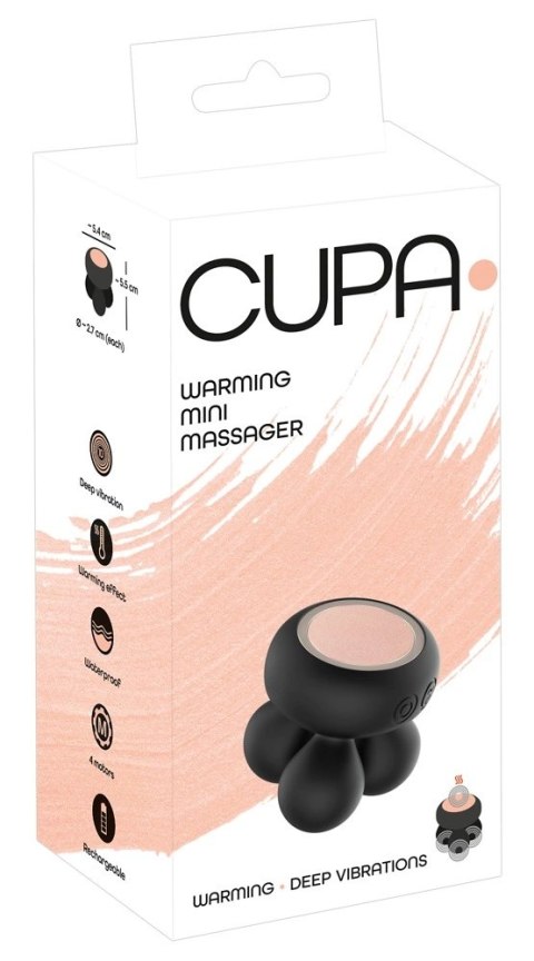 Cupa Mini Masażer Dwustronny z Funkcją Podgrzewania i 10 Trybami Cupa Mini Masażer Dwustronny z Funkcją Podgrzewania i 10 Trybami