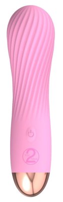 Cuties Mini Pink - Wibrujący model z rowkowaną powierzchnią, 12,5 cm
