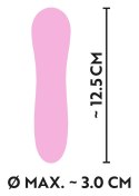 Cuties Mini Pink - Wibrujący model z rowkowaną powierzchnią, 12,5 cm
