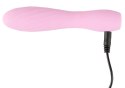 Cuties Mini Wibrator Rożowy - Model z Rowkami, Wodoodporny 14,1 cm