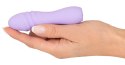 Cuties Mini Wibrator Spiralne Rowki Fioletowy 10 Trybow 10,8cm