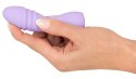 Cuties Mini Wibrator Spiralne Rowki Fioletowy 10 Trybow 10,8cm