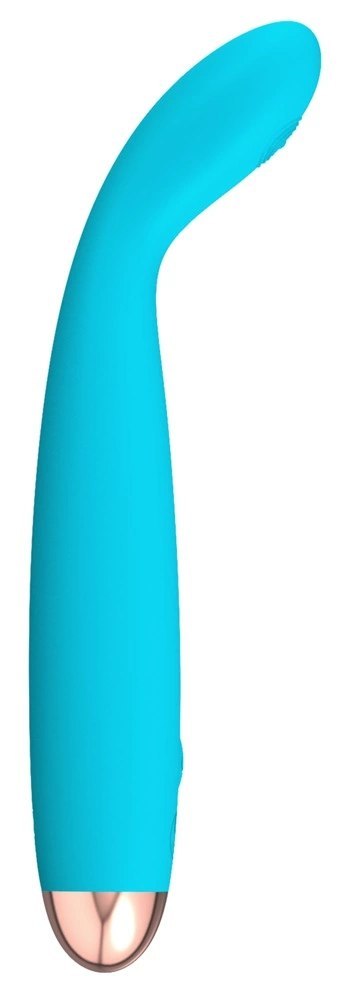Cuties Mini Wibrator Stymulujący Niebieski 18,7 cm USB 7 Trybow Cuties Mini Wibrator Stymulujący Niebieski 18,7 cm USB 7 Trybow