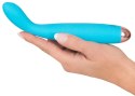 Cuties Mini Wibrator Stymulujący Niebieski 18,7 cm USB 7 Trybow