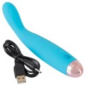 Cuties Mini Wibrator Stymulujący Niebieski 18,7 cm USB 7 Trybow