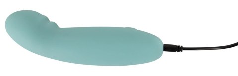 Cuties Mini - Wibrator punktowy G elastyczny, zielony 15,5 cm Cuties Mini - Wibrator punktowy G elastyczny, zielony 15,5 cm