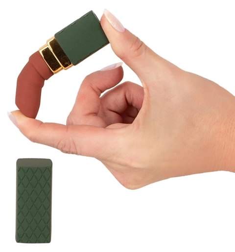 Emerald Love Lipstick Mini - kompaktowy model z 10 trybami pracy, wodoodporny Emerald Love Lipstick Mini - kompaktowy model z 10 trybami pracy, wodoodporny