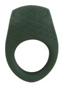 Emerald Love Luxurious Vibro Ring - silikonowy pierścień z 10 trybami