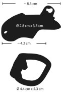 Fetish Collection Chastity Cage II metalowy system zabezpieczający 8,5 cm