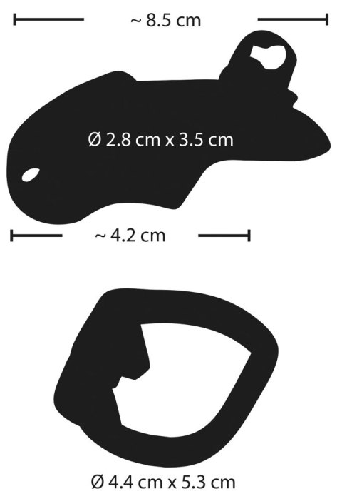 Fetish Collection Chastity Cage II metalowy system zabezpieczający 8,5 cm Fetish Collection Chastity Cage II metalowy system zabezpieczający 8,5 cm