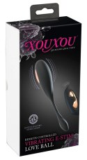 JOLT e-RC Love Ball Buzzr Egg - kulka z elektrostymulacją i pilotem, fioletowa