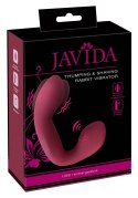 Javida Thumping & Shaking Rabbit - masażer punktu G i łechtaczki 2w1, fioletowy